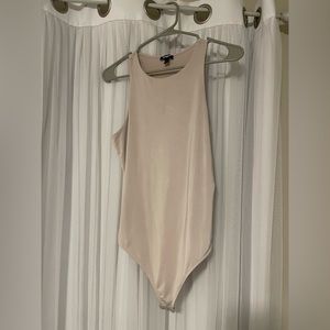 Racerback sculpting bodysuit with button closure